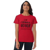 Women's Relaxed "Honor" Definition Tee'