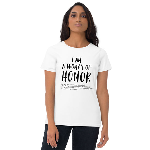 Women's Relaxed "Honor" Definition Tee'